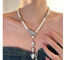 Чокер Набір Змія Підвіска, Сережки для Здоров'я, удачі та Багатства