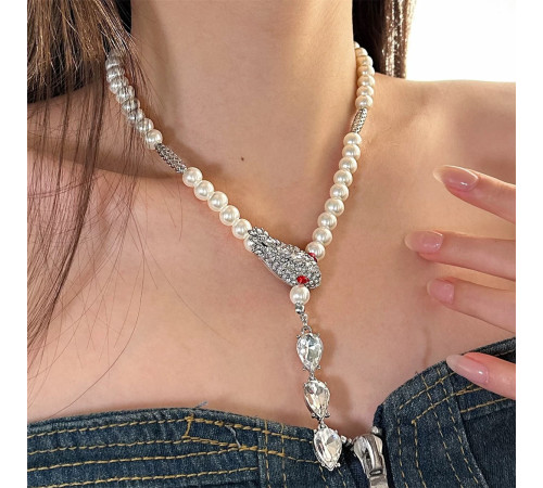 Чокер Набір Змія Підвіска, Сережки для Здоров'я, удачі та Багатства