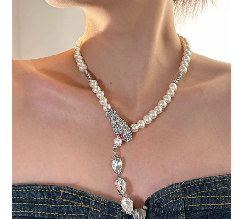 Чокер Набір Змія Підвіска, Сережки для Здоров'я, удачі та Багатства