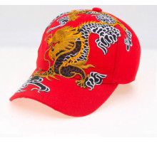 Кепка червона з Драконом для видатного успіху удачі, любові та здоров'я на 9 період