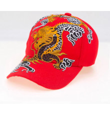 Кепка червона з Драконом для видатного успіху удачі, любові та здоров'я на 9 період
