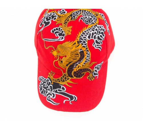 Кепка червона з Драконом для видатного успіху удачі, любові та здоров'я на 9 період