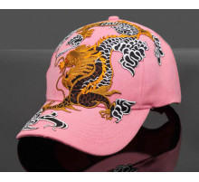Кепка рожева з Драконом для видатного успіху удачі, любові та здоров'я на 9 період