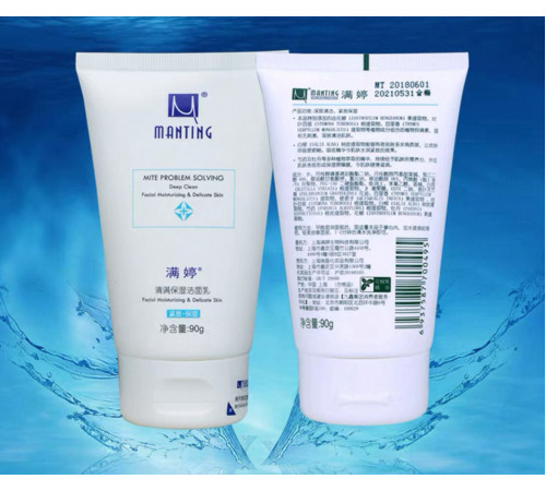 Гель для вмивання Manting (Мантинг) від кліща Демодек, 5в1 — зволоження, живлення, очищення, красива та ніжна
