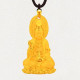 Позолочена Підвіска Будда Бодхісатва для Захисту, Здоров'я, Процвітання й Мудрості