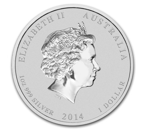 Сріблена монета Кінь для активації кохання, удачі, грошей