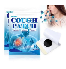 Пластир проти кашлю та нежитю свербіння в горлі та бронхіальному пневмонії Ках Cough Patch Sumifun, 8 шт.