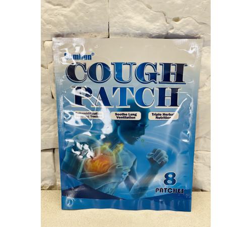 Пластир проти кашлю та нежитю свербіння в горлі та бронхіальному пневмонії Ках Cough Patch Sumifun, 8 шт.