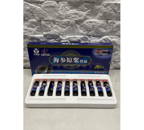 Еліксир Трепанг Морський Огірок Хей-шень с пантами оленя 10*10 мл