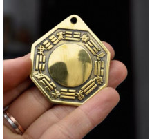 Дзеркало Багуа Сінгапур сильний захист від негативної енергії Ці та злих духів 3x3см