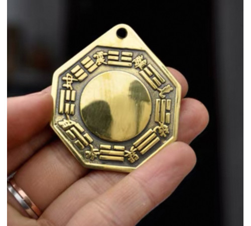 Дзеркало Багуа Сінгапур сильний захист від негативної енергії Ці та злих духів 3x3см