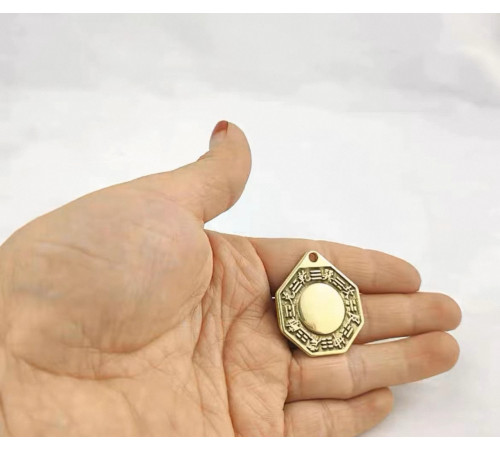 Дзеркало Багуа Сінгапур сильний захист від негативної енергії Ці та злих духів 3x3см