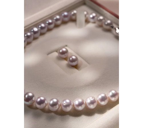 Перлове Рожеве намисто з Сережками з Малайзії — принесе Багатство, Любов, Удачу