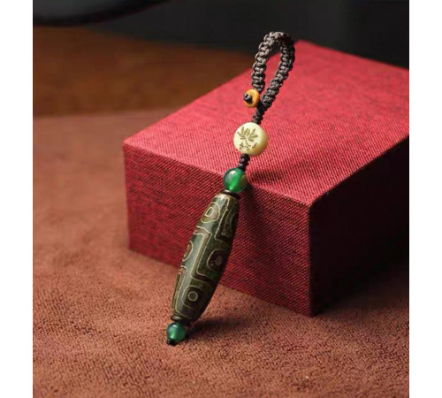 Брелок Дев'ятигла Дзі для Багатства, Успіху, Удачі