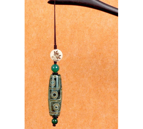 Брелок Дев'ятигла Дзі для Багатства, Успіху, Удачі