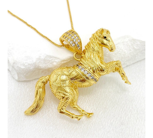 Позолочена підвіска швидка Кінь — позитивні зміни, збільшення ваших грошей