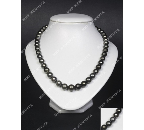 Намисто з чорних морських перлів Вековий Схід