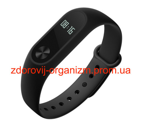 Турмаліновий фітнес-браслет Mi Band 2 Black