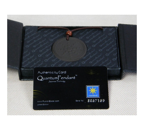 Турмаліновий енергетичний скелювальний медальйон "Quantum Pendant"﻿